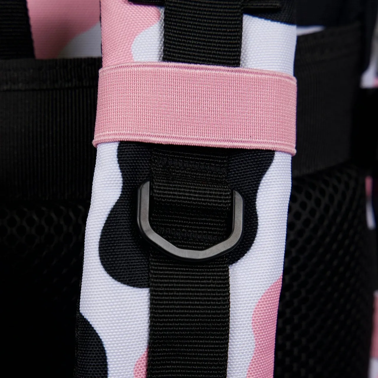 35L Backpack Pink Black Cow