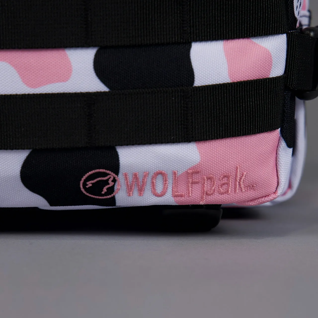 35L Backpack Pink Black Cow