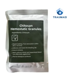 6g Chitosan Granules Bleed Stopping First Aid Powder for Rapid Blood Clotting