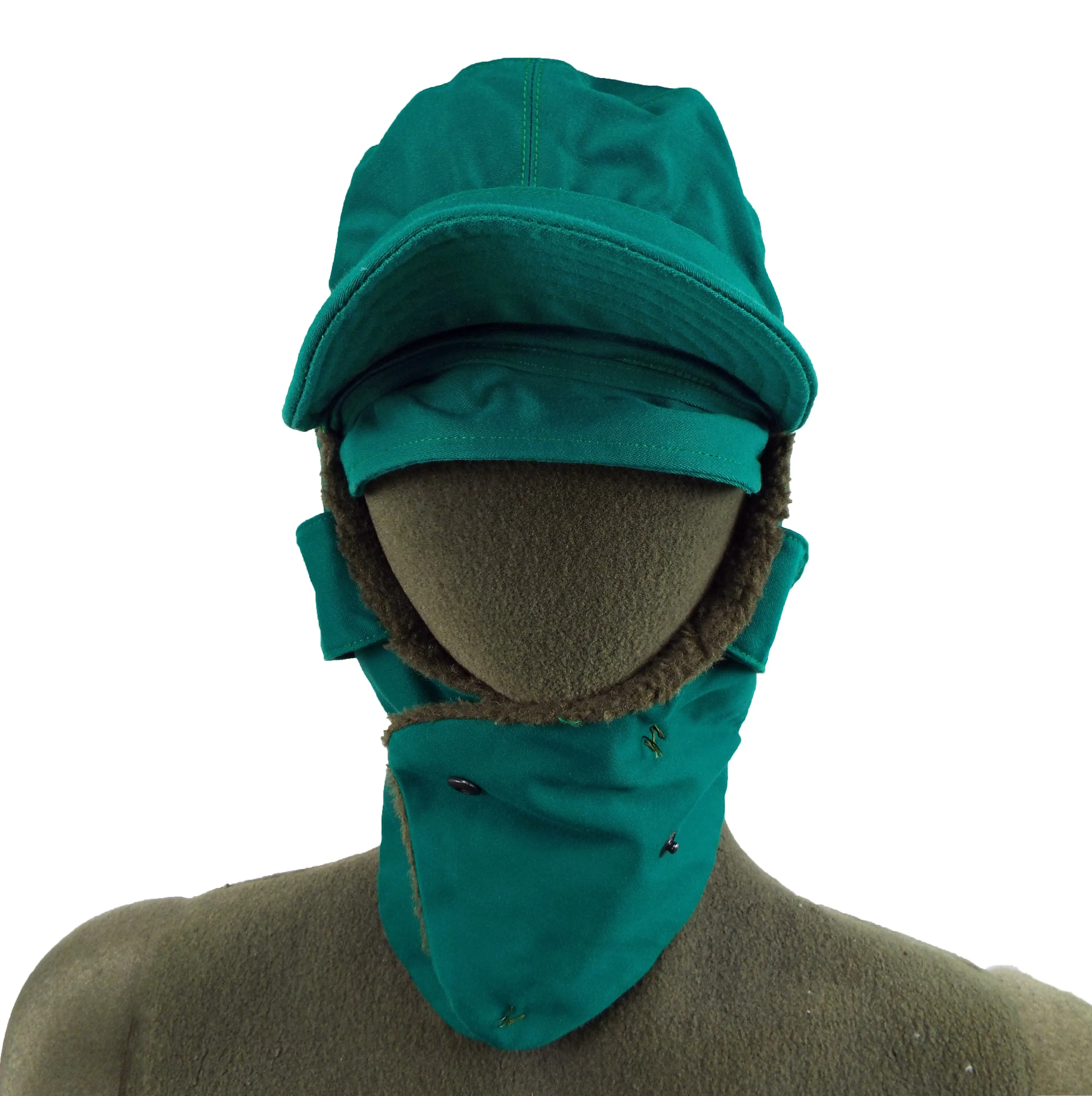 Austrian Army - Teal Green Cold Weather Hat - Super Grade