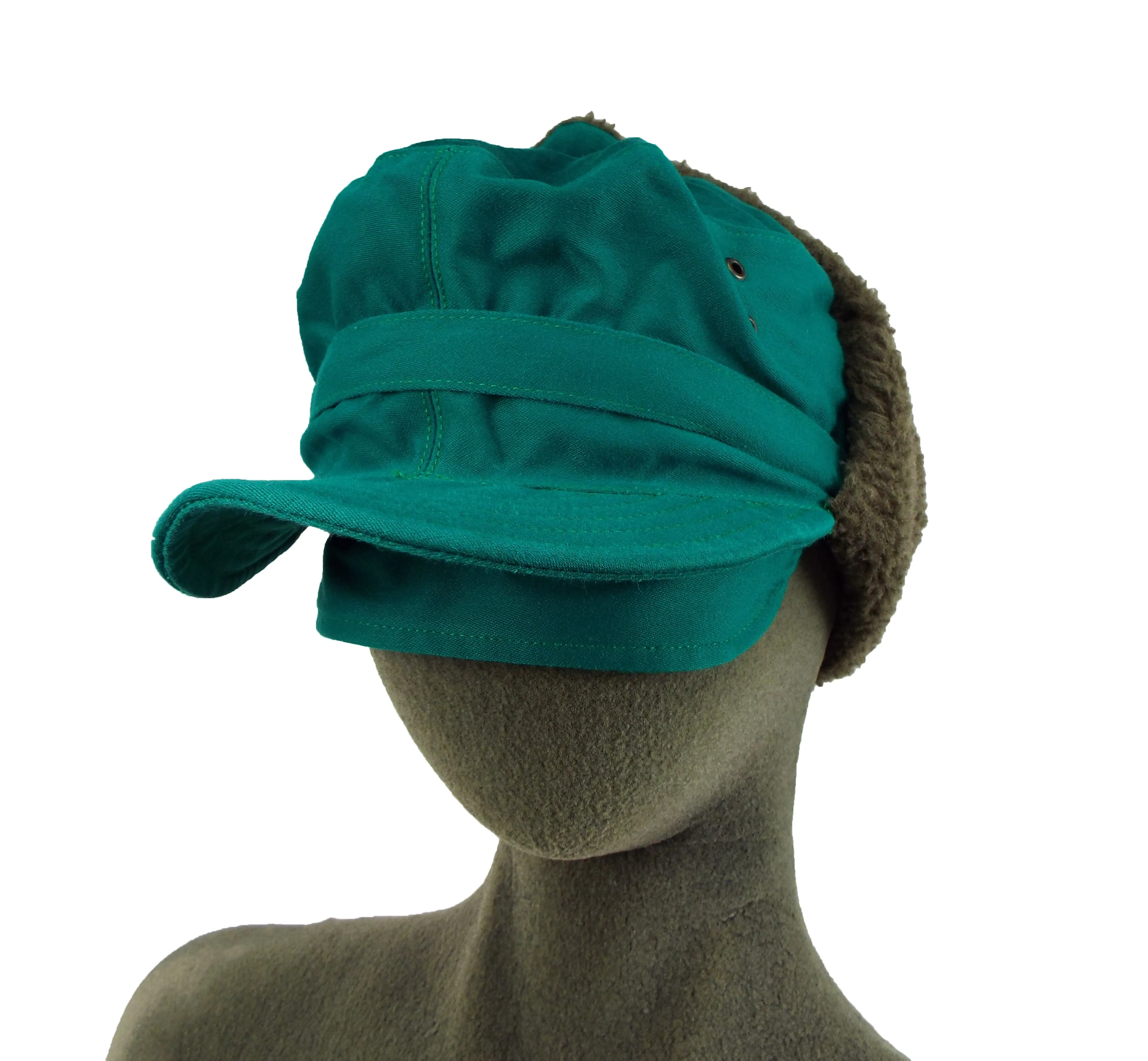 Austrian Army - Teal Green Cold Weather Hat - Super Grade