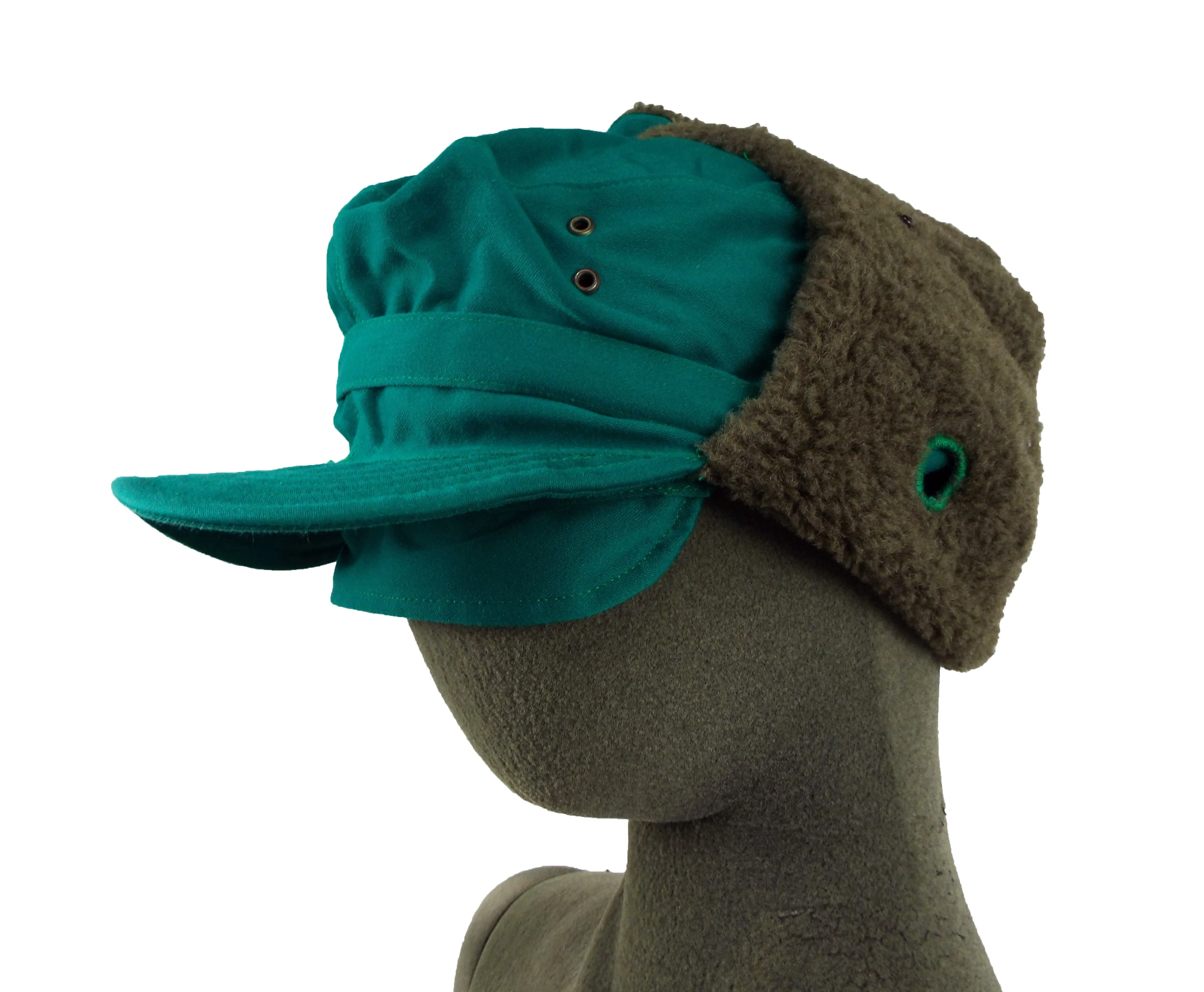 Austrian Army - Teal Green Cold Weather Hat - Super Grade