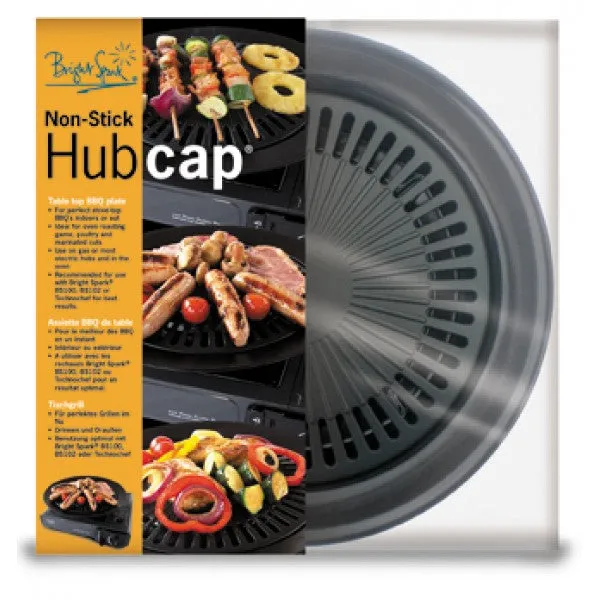 Bright Spark Non Stick Hub Cap BBQ Plate for camping stoves