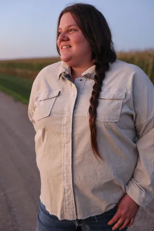 Curvy Jacket In Taupe