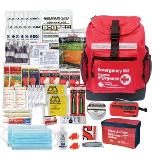 Deluxe 2 Person 72 Hour Emergency Survival Kit with Water