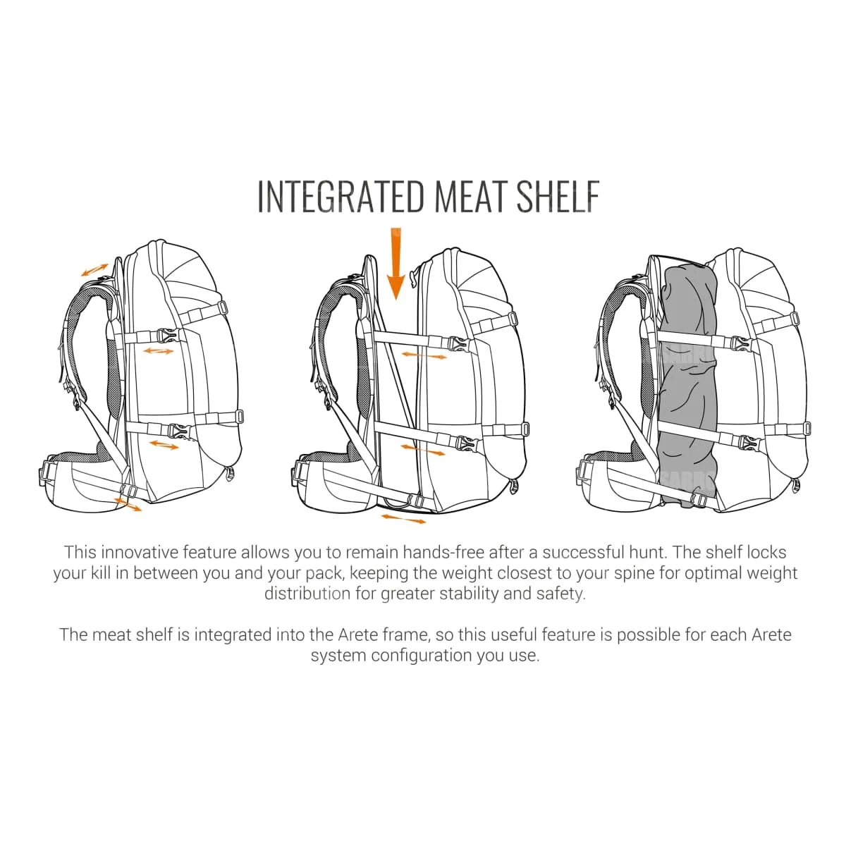 Hunters Element Arete Bag 45 Litre