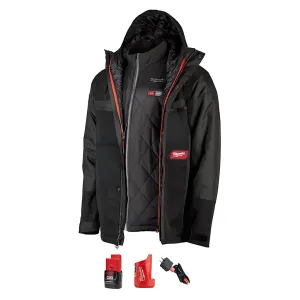 M12™ Heated AXIS™ Layering System with GridIron™ Workshell Kit L (Black)