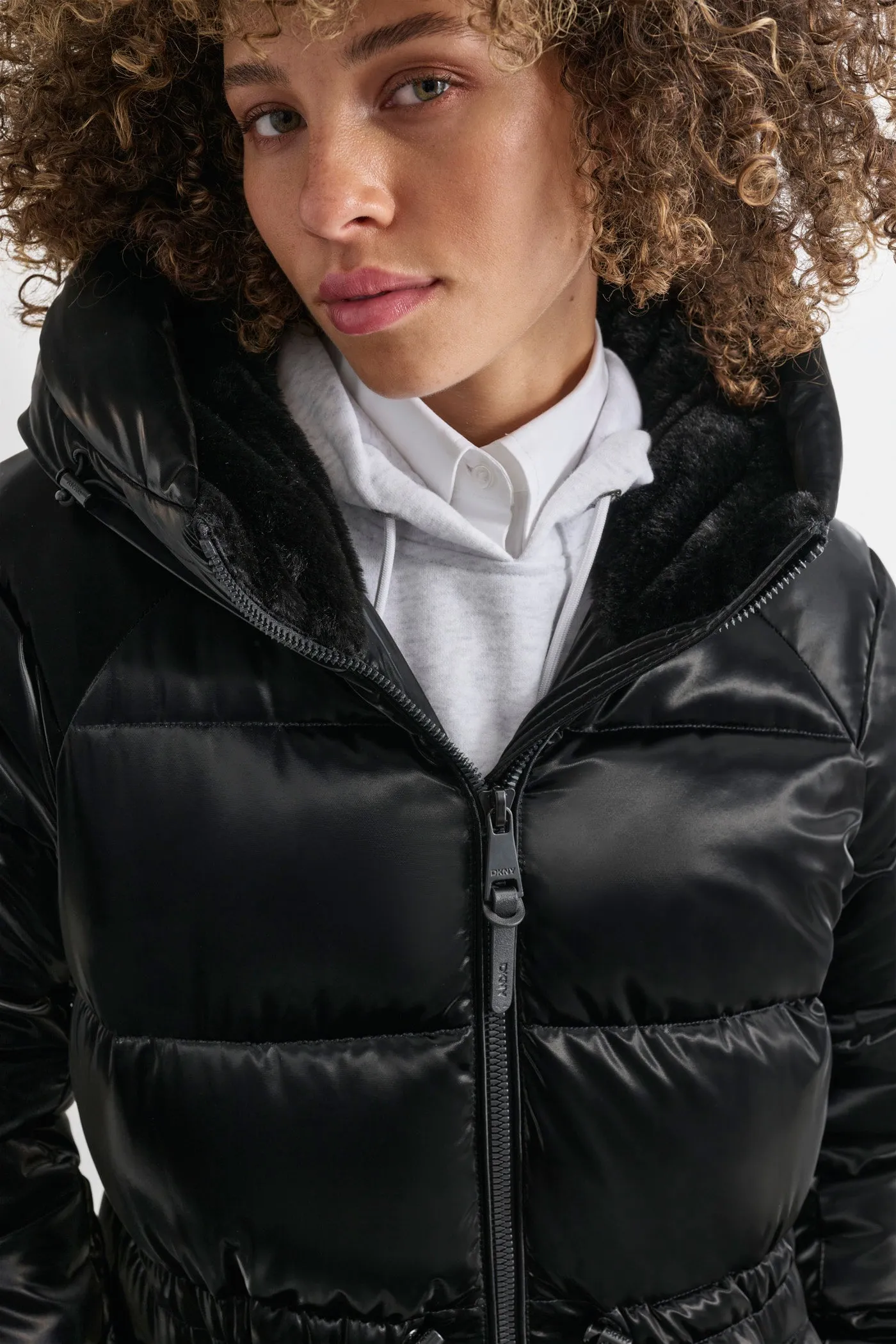 MID LENGTH LUSH PUFFER JACKET