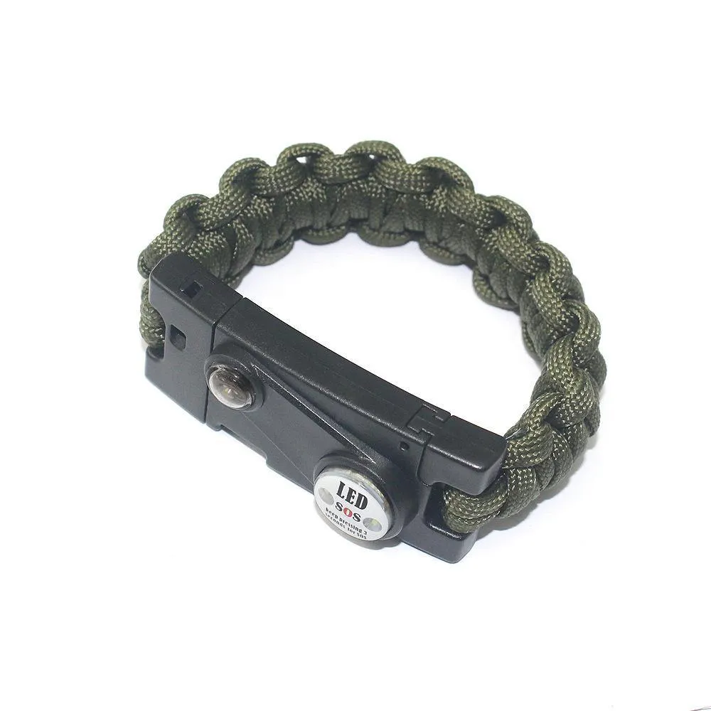 Multifunctional Survival Bracelet - Tactical Emergency Gear Kit