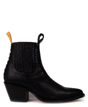 No.1001 FREEWAY chelsea boot deep space serpentine women's