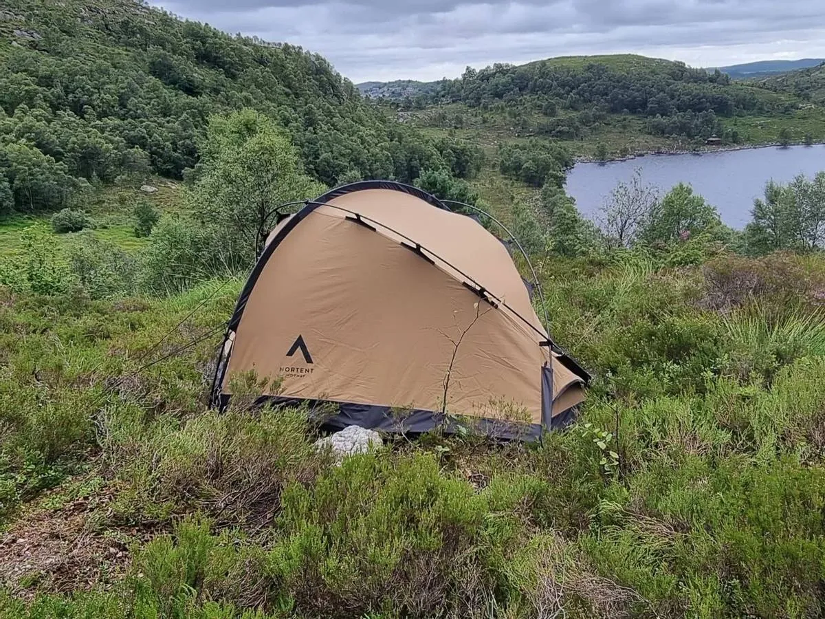 NORTENT Vern 1 - Durable Four-Season Backpacking Tent for Single Occupancy