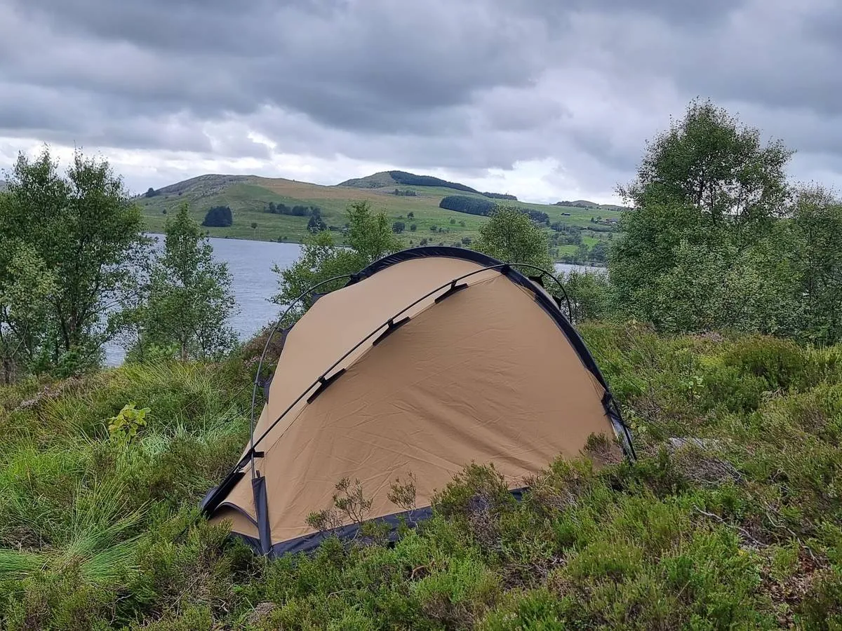 NORTENT Vern 1 - Durable Four-Season Backpacking Tent for Single Occupancy