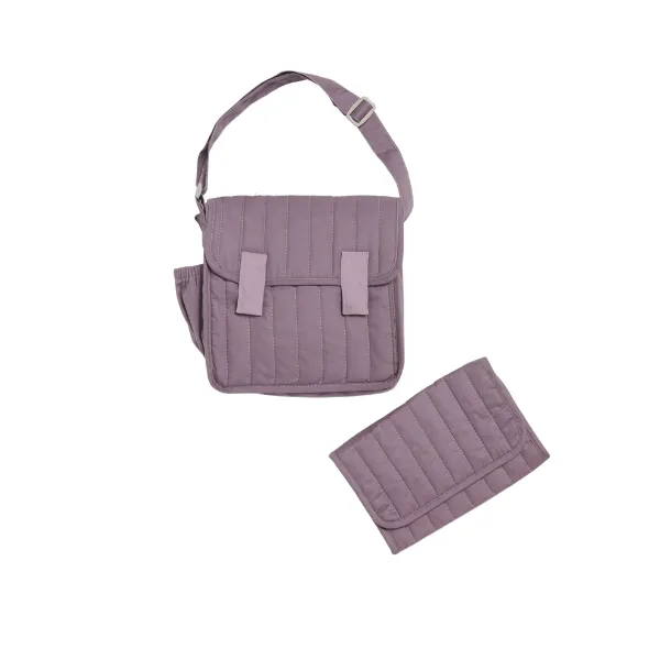 Olli Ella Carrie Convertible Changing Set- Lavender