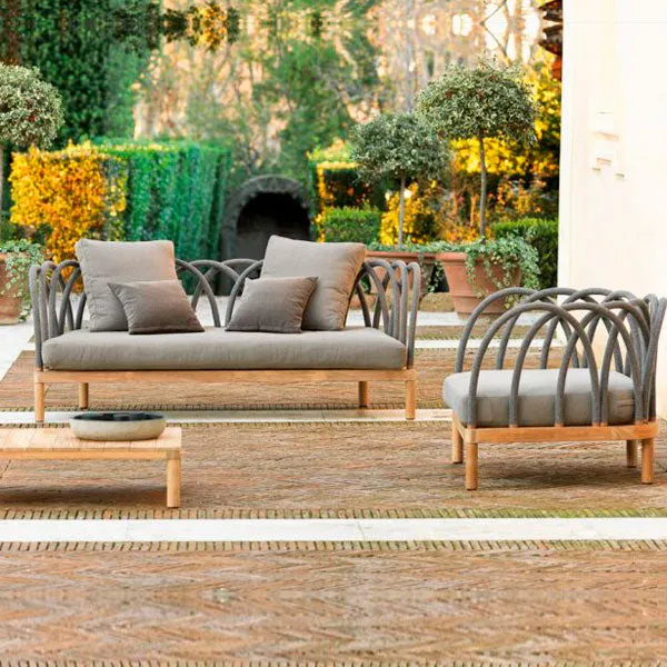 Outdoor Furniture Braided, Rope & Cord, Sofa - Neva