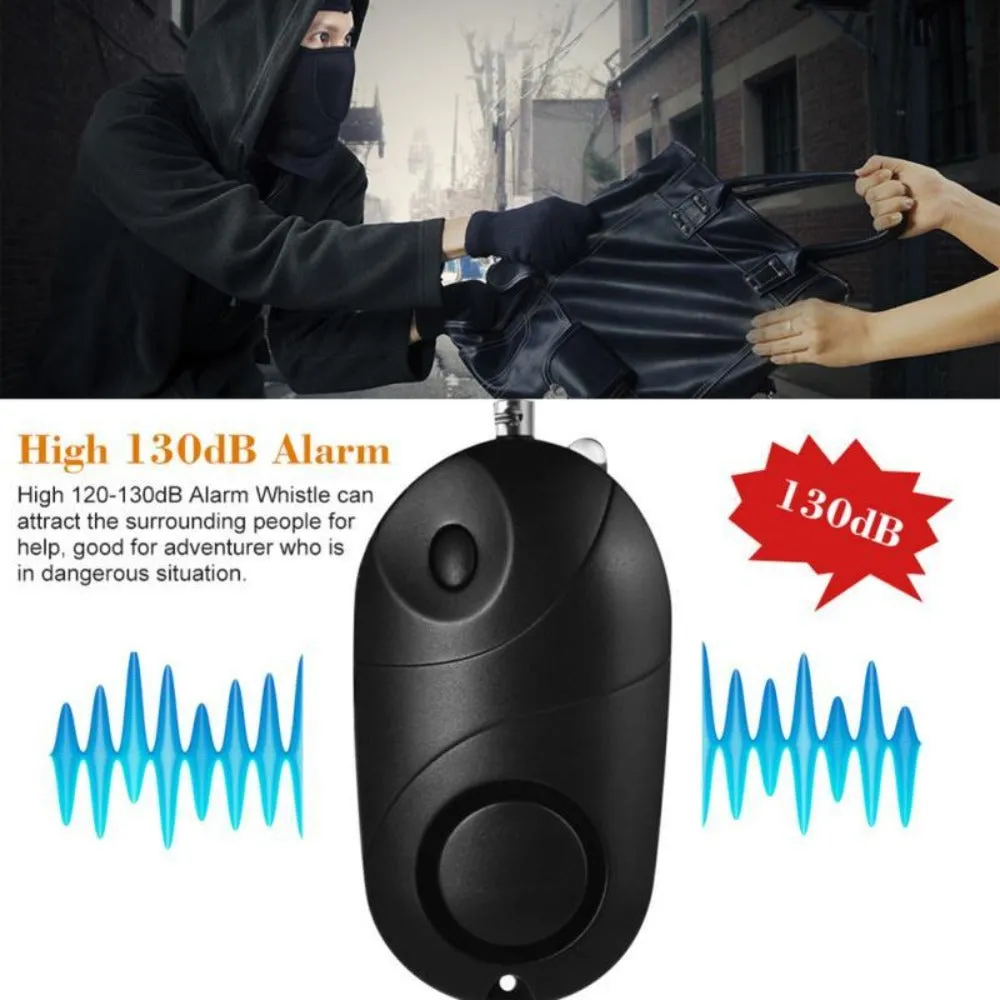 Personal Flashing Alarm Keychain