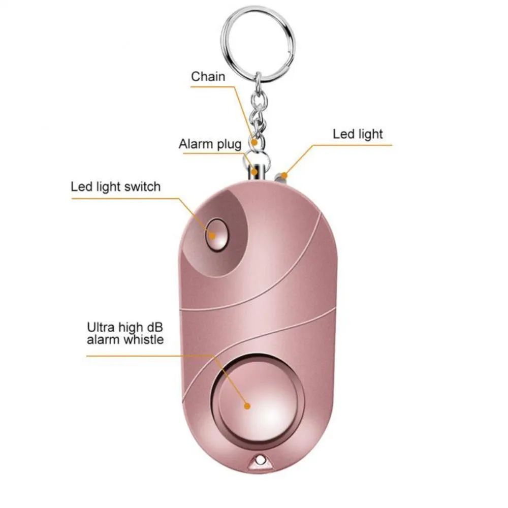 Personal Flashing Alarm Keychain