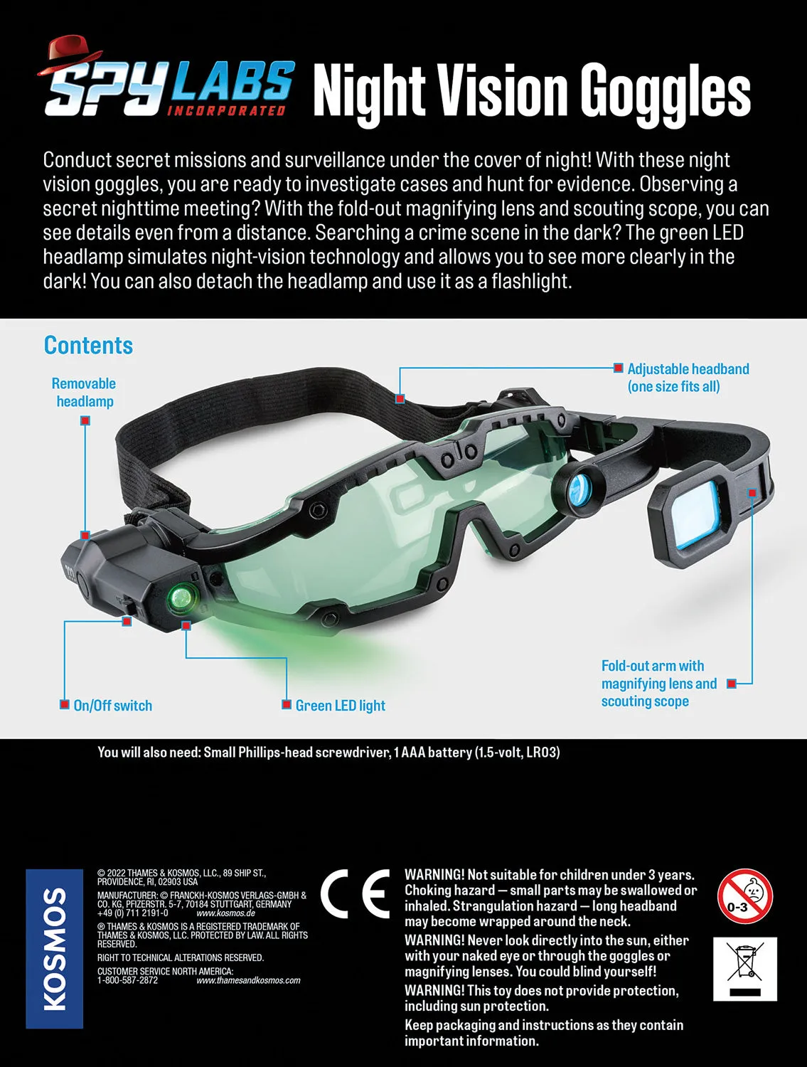 Spy Labs: Night Vision Goggles