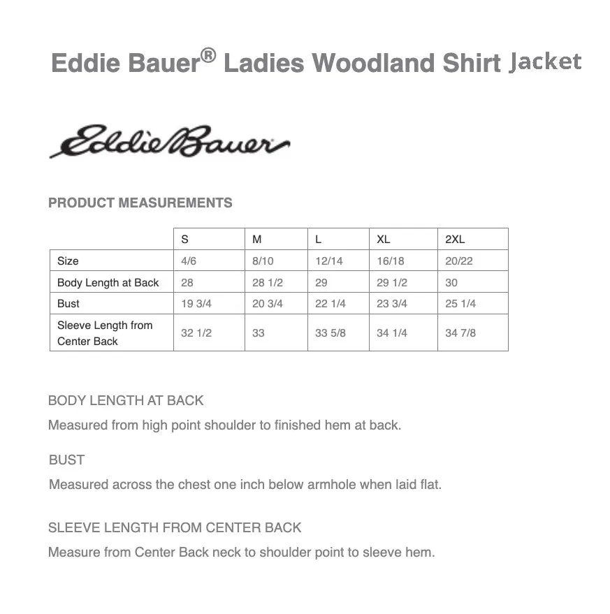 The Citadel Eddie Bauer® Ladies Woodland Shirt Jacket with Cozy Hood