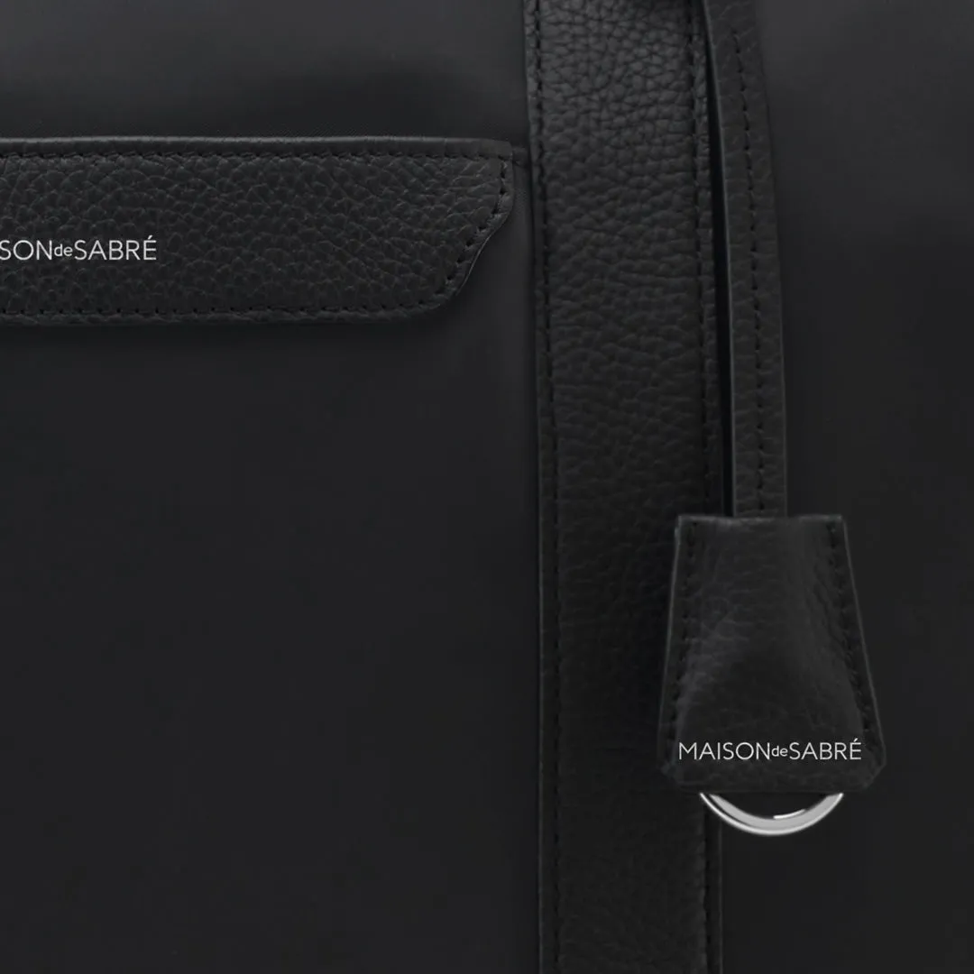 The Resilon™ Nylon Duffle Bag - Black Caviar