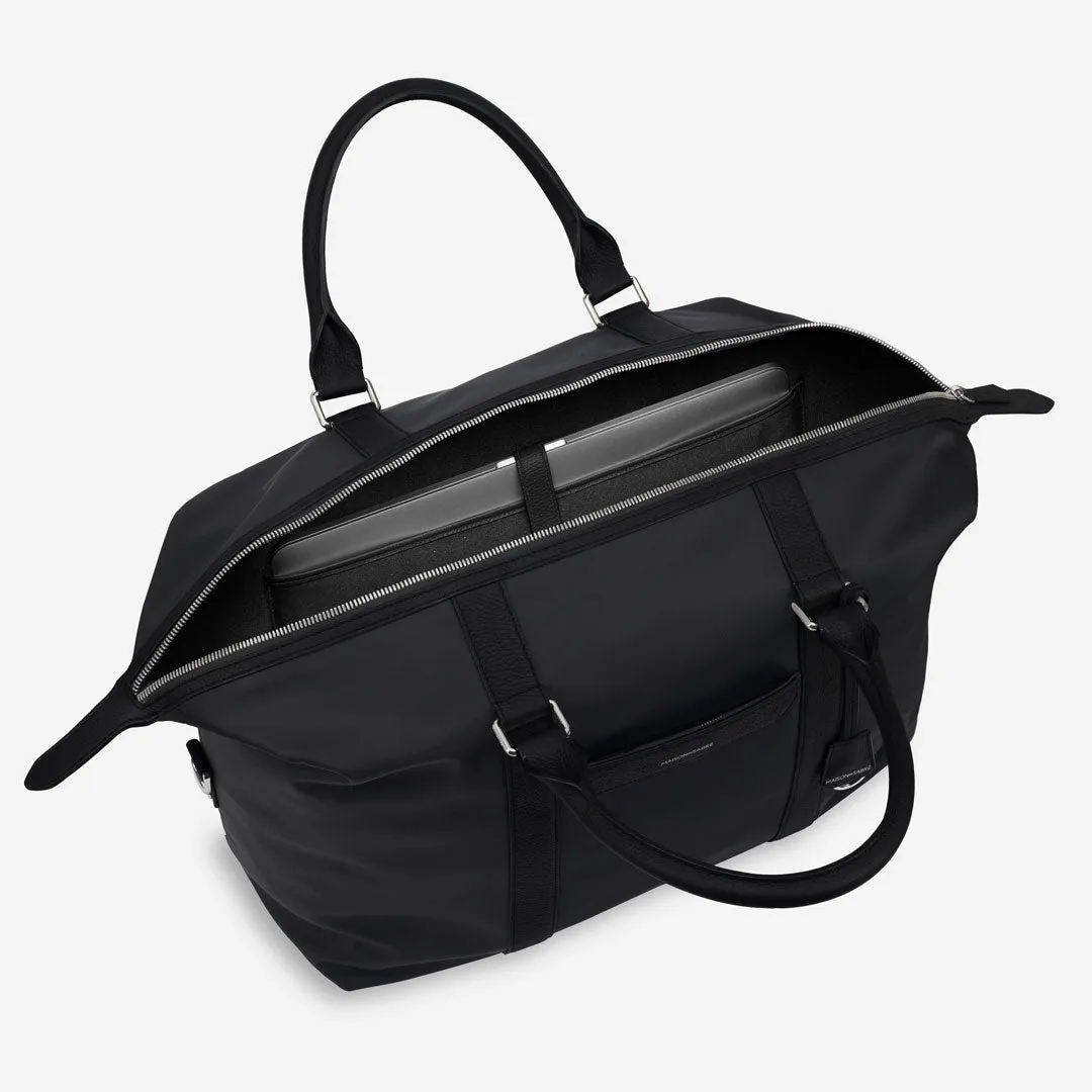 The Resilon™ Nylon Duffle Bag - Black Caviar