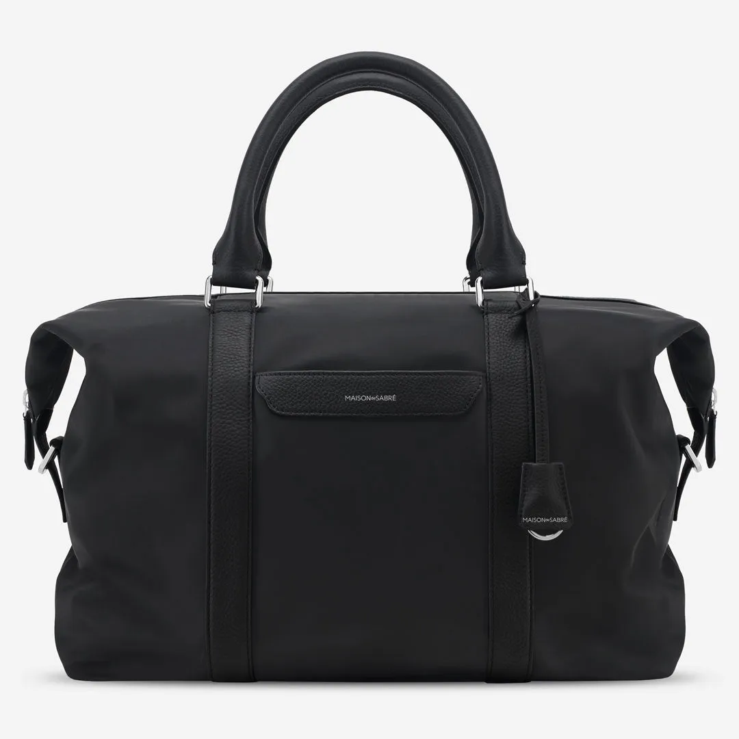 The Resilon™ Nylon Duffle Bag - Black Caviar