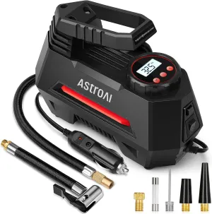 Tire Inflator, Portable Air Compressor Air Pump for Car Tires - 12V DC 100PSI