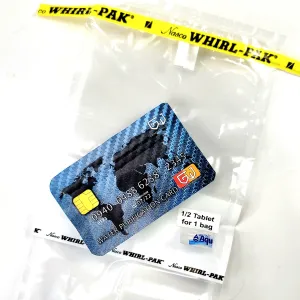 Water Card : Credit Card Size Water Purification Kit